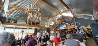 Inside the restaurant
