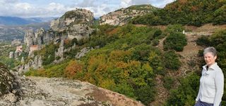 Distance view of the monasteries