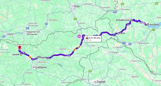 Travel map