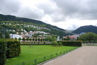 Large city park