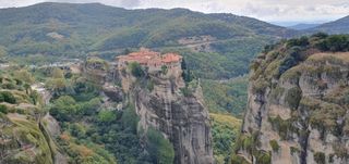 Another monastery in the distance