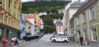 One of the ascending streets
