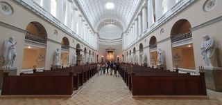 Inside the cathedral