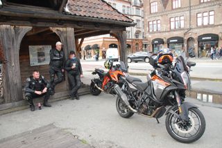 The KTM family: father, mother and son