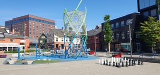 Playground in the city center