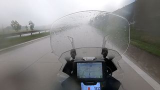 Riding through the storm