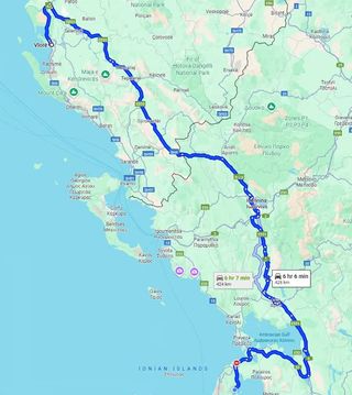 Travel map