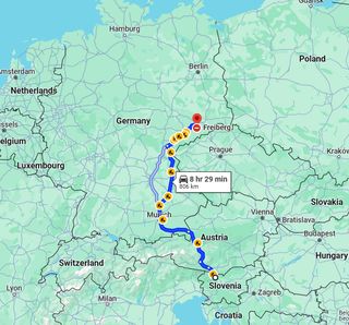 Travel map