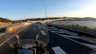 Crossing the Pelješac bridge
