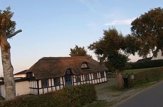 Typical house with thatched roof