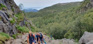 Ascending trail