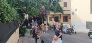 Roaming the streets of Plaka district in Athens
