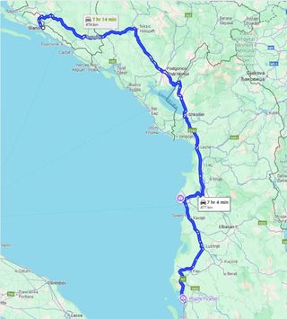 Travel map