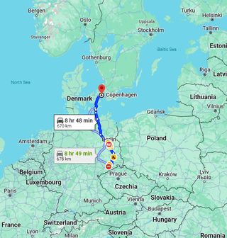 Travel map