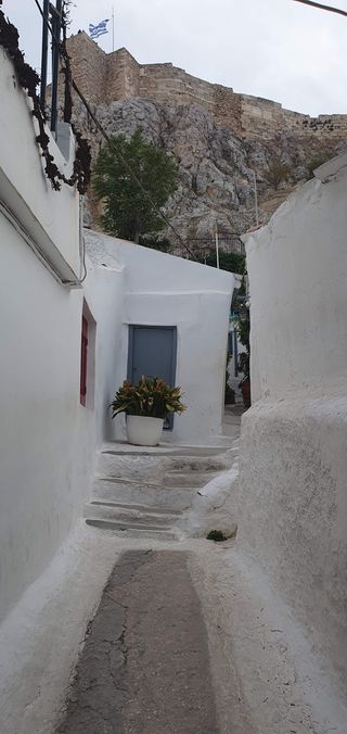 White houses in Plaka district