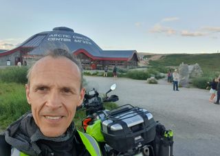 Arriving to the Arctic Circle building