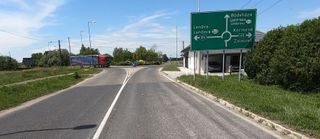 Approaching the Slovenian border