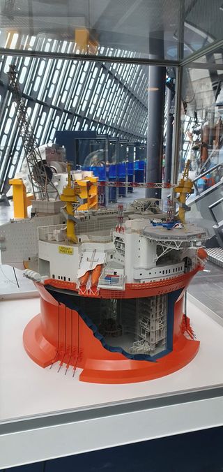 Oil platform model