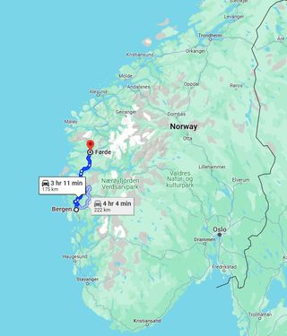 Travel map