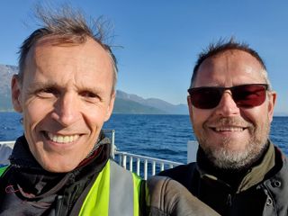 Selfie with Lars from Sweden