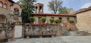 Inside the monastery