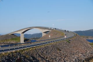 One of the bridges on the Atlantic Ocean Road