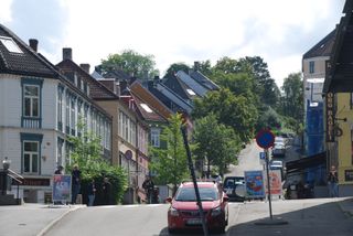 One of the streets near the fortress