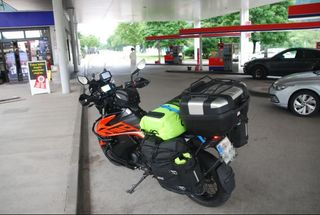 Preparing the motorcycle for the journey