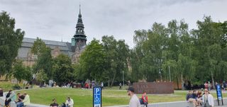 In front of the Vasa Museum