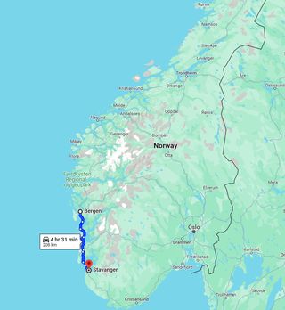 Travel map