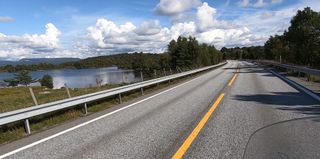 Beautiful scenery along the road