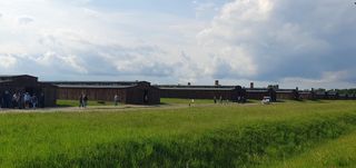 Inside the concentration camp