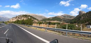 The mountainous eastern Peloponnese
