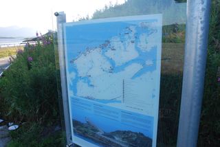 The map of the Atlantic Ocean Road
