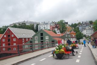 Resting on public benches