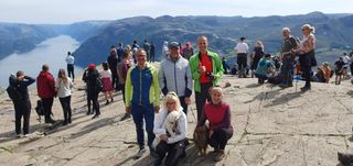 A group of Slovenians