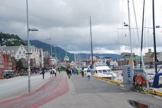 Street by the harbor