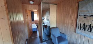 The cabin was quite spacious with separate bedroom