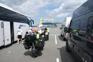 Waiting for the ferry to Denmark