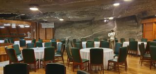 The restaurant in the salt mine