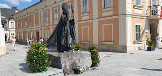 The statue of John Paul II
