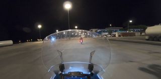 Night ride to the ferry port