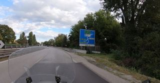 Turning towards Trieste in Venice