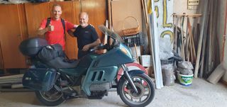 Meeting with Jose from France and his iconic BMW K100