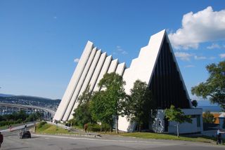 Side view of the cathedral